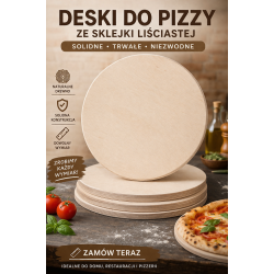 Deska do pizzy z sklejki fi 60